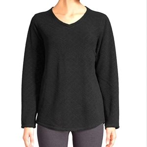 St. Johns Bay active pullover black sweater